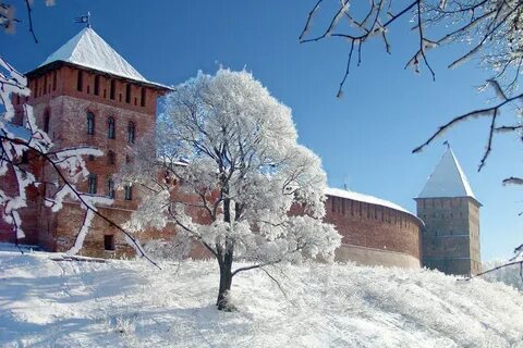 Зимний Нижний Новгород.