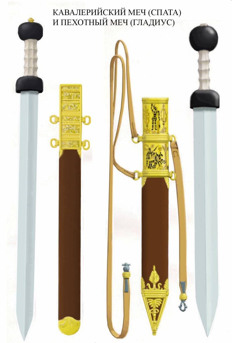 Оружие из глубины веков. Щиты и мечи Рима оружие