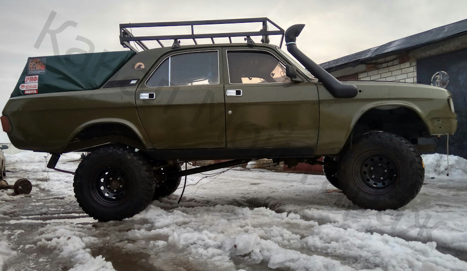 Увлекся ремонтом и из старого ГАЗ-31029 собрал вездеход ГАЗ-31029