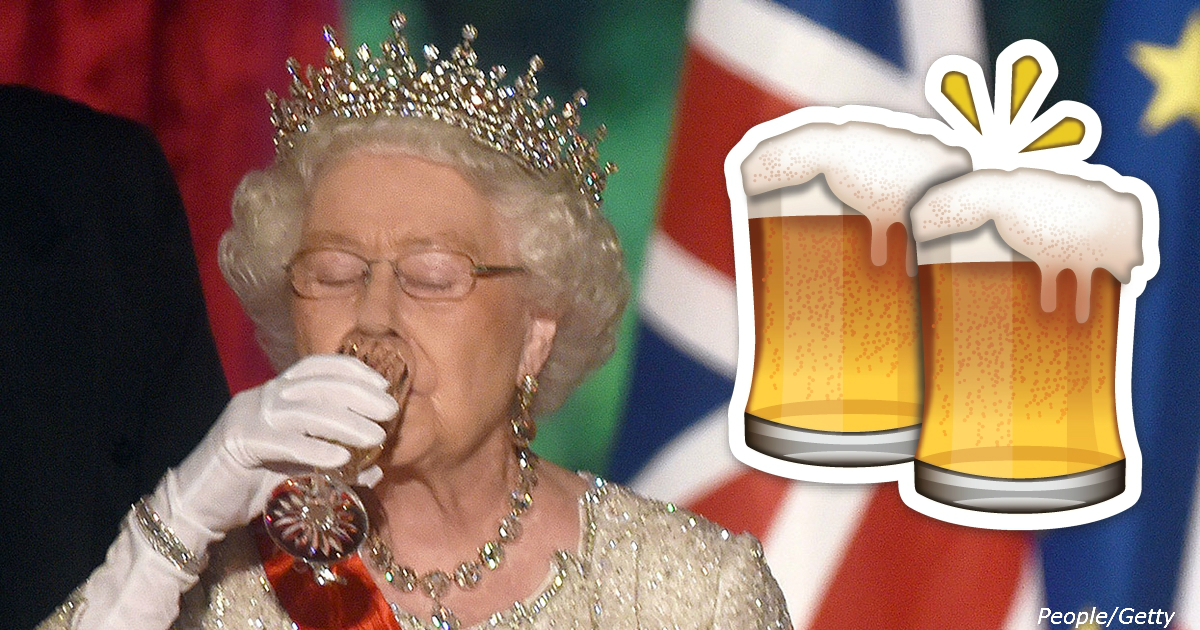 Сегодня Елизавете ІІ – 92, и она каждый день выпивает по 4 бокала. Вот королевский рецепт