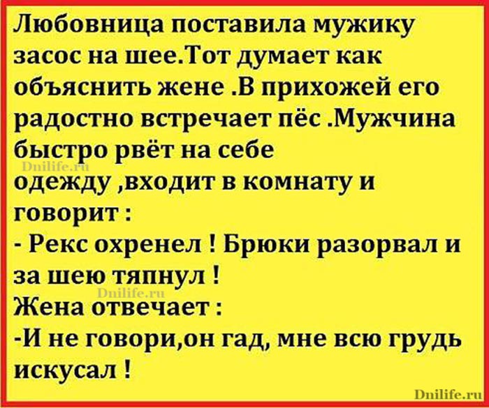 Прикольный анекдот с картинкой