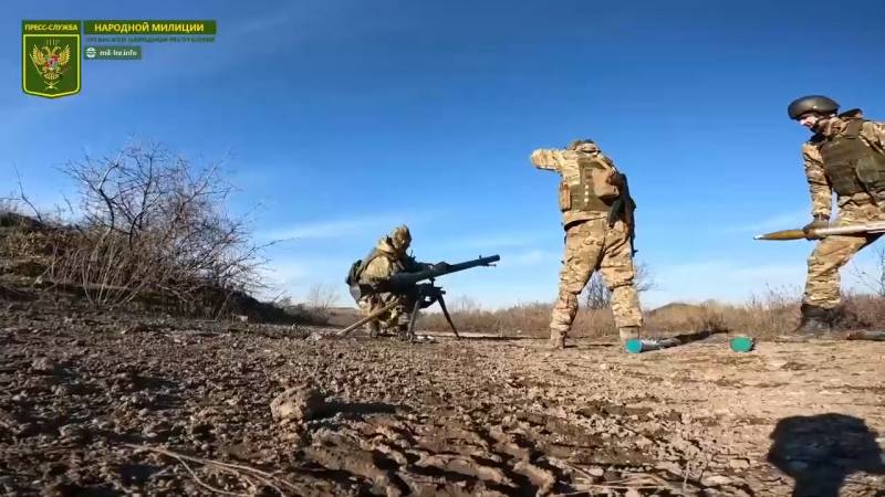 Безоткатное орудие Б-10 в Народной милиции ЛНР оружие