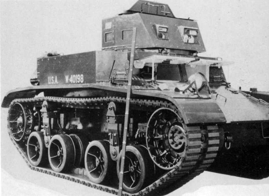 ​Combat Car M1E3 с резино-металлической гусеницей и переделанной ходовой частью - Броня для американской кавалерии | Военно-исторический портал Warspot.ru