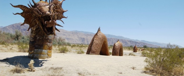 Скульптуры в пустыне Анза Боррего в Калифорнии