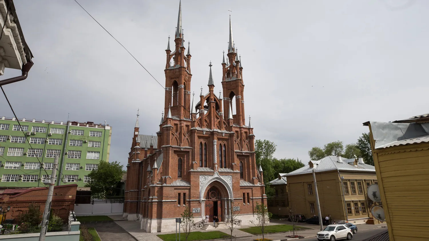 Пресвятого сердца иисуса. Храм Пресвятого Иисуса Самара. Храм Святого сердца Иисуса в Самаре. Самара костел на улице Фрунзе. Храм Пресвятого сердца Иисуса (польский костел) в Самаре.