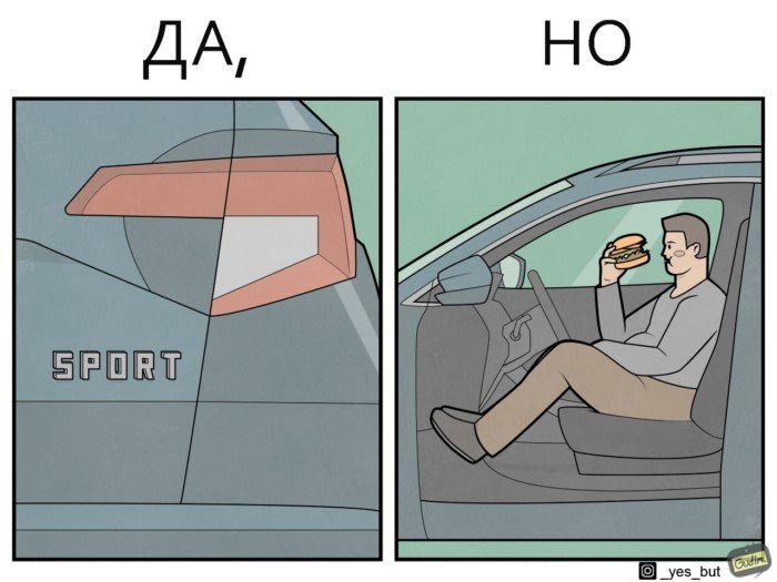 Gudim (Антон Гудим): забавные жизненные комиксы на тему «ДА, НО!» 30 photo