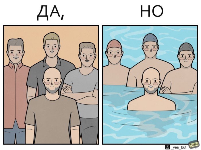 Gudim (Антон Гудим): забавные жизненные комиксы на тему «ДА, НО!» 31 photo