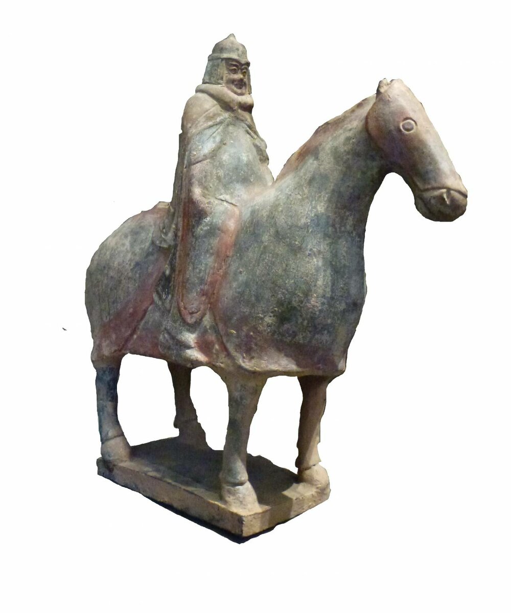 Китайская статуэтка всадника IV век н.э.