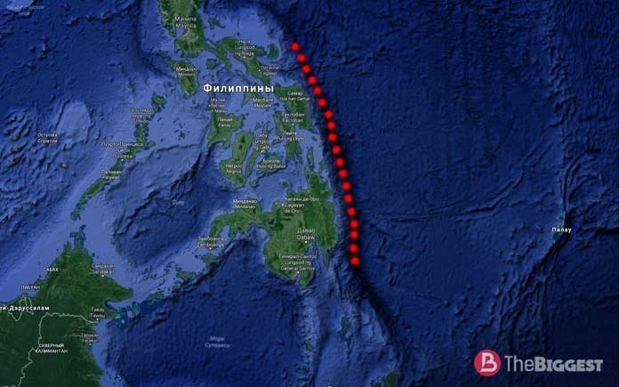 Филиппинский жёлоб батискаф, впадины, загадки, земля, интересное, океан, факты
