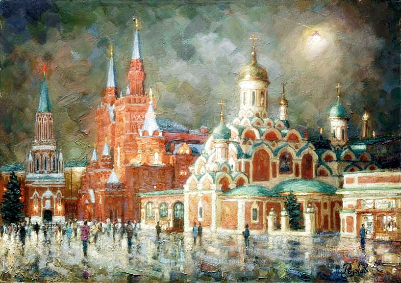 Художник картина москва