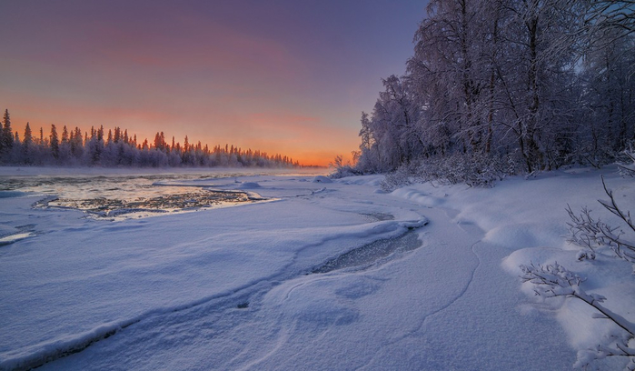 Морозные зимние пейзажи на снимках Романа Горячего и стихи русских поэтов-классиков о зиме! 