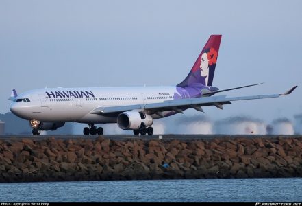 Airbus A330-243 авиакомпании Hawaiian Airlines