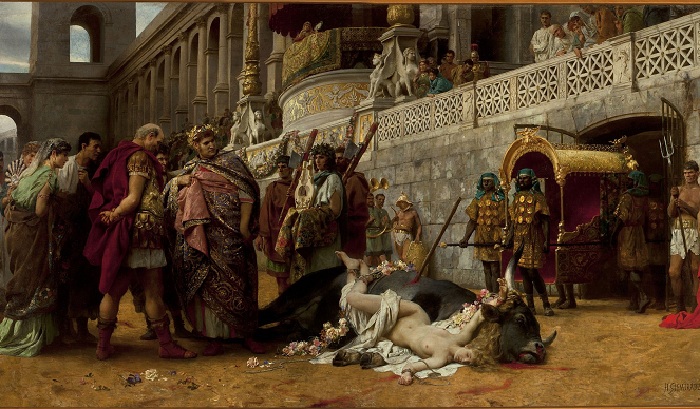 «Христианская Дирцея в цирке Нерона». (1898). Автор: Генрих Семирадский. «Христианская Дирцея в цирке Нерона». (1898). Автор: Генрих Семирадский.