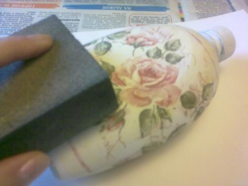 Наборчик для ванной комнаты. Декупаж. Мастер-класс Наборчик для ванной комнаты. Декупаж. Мастер-класс декупаж