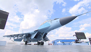 Воздушные маневры многоцелевого МиГ-35: новейший истребитель России в действии