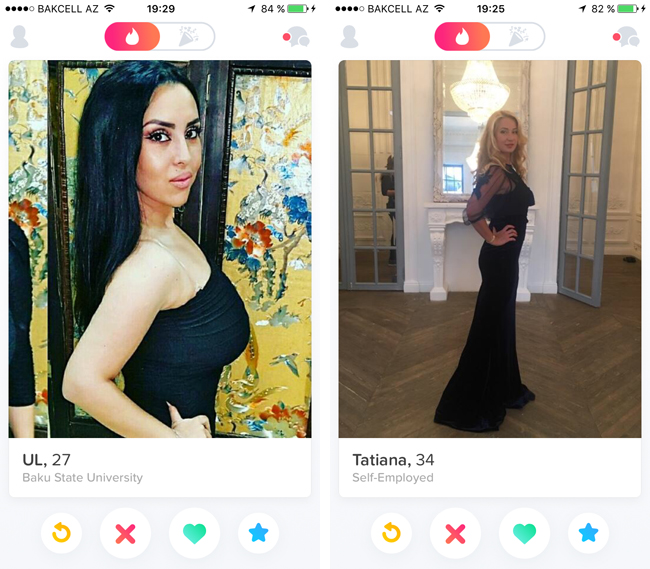 Девушки из Tinder в Баку