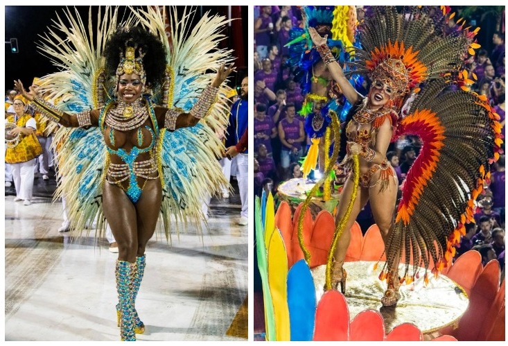 Яркие краски карнавала в Рио-де-Жанейро