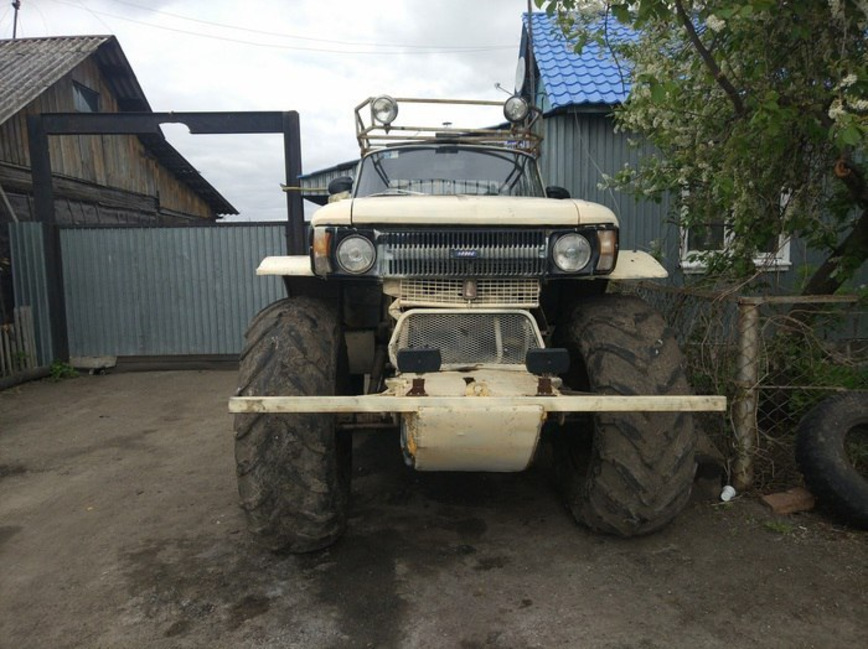 Пикап ИЖ-27151 превратился в самодельный вездеход Пикап ИЖ-27151 превратился в самодельный вездеход тюнинг