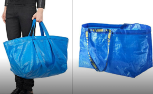 IKEA Объяснила, как не перепутать их синюю сумку за $1 с Balenciaga за $2,150