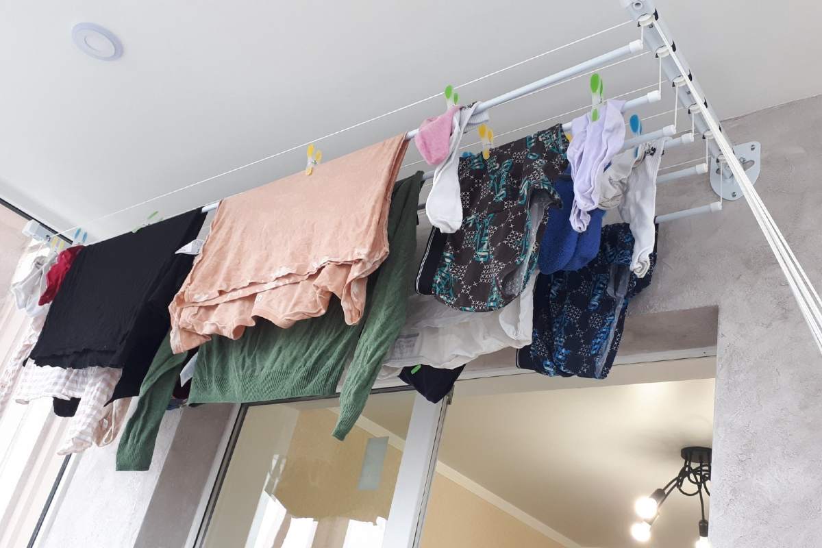 Как сушить белье если нет балкона
