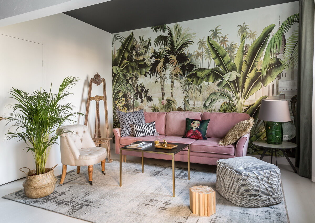 Смелый интерьер двушки 45 м² для сдачи в аренду Смелый интерьер двушки 45 м² для сдачи в аренду идеи для дома,интерьер и дизайн