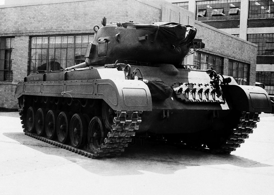 ​Опытный образец Medium Tank T23E3 с торсионной подвеской - Электротанк по-американски | Warspot.ru
