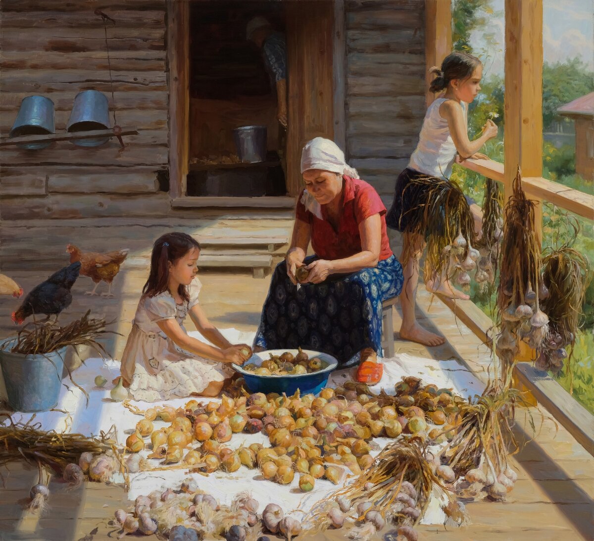 «В конце лета», 2016, холст, масло