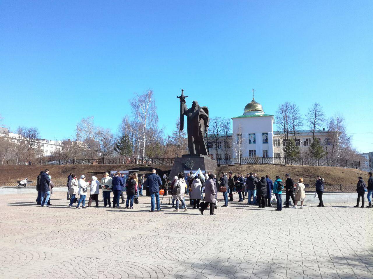 Митинг против мусорной реформы в Екатеринбурге, 7.04.2019