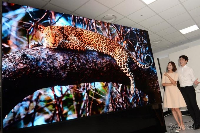 LG представил самый большой телевизор с диагональю 163 дюйма, технологией MicroLED и 4K будущее,бытовая техника,гаджеты,Интернет,наука,ТВ,техника,технологии,электроника