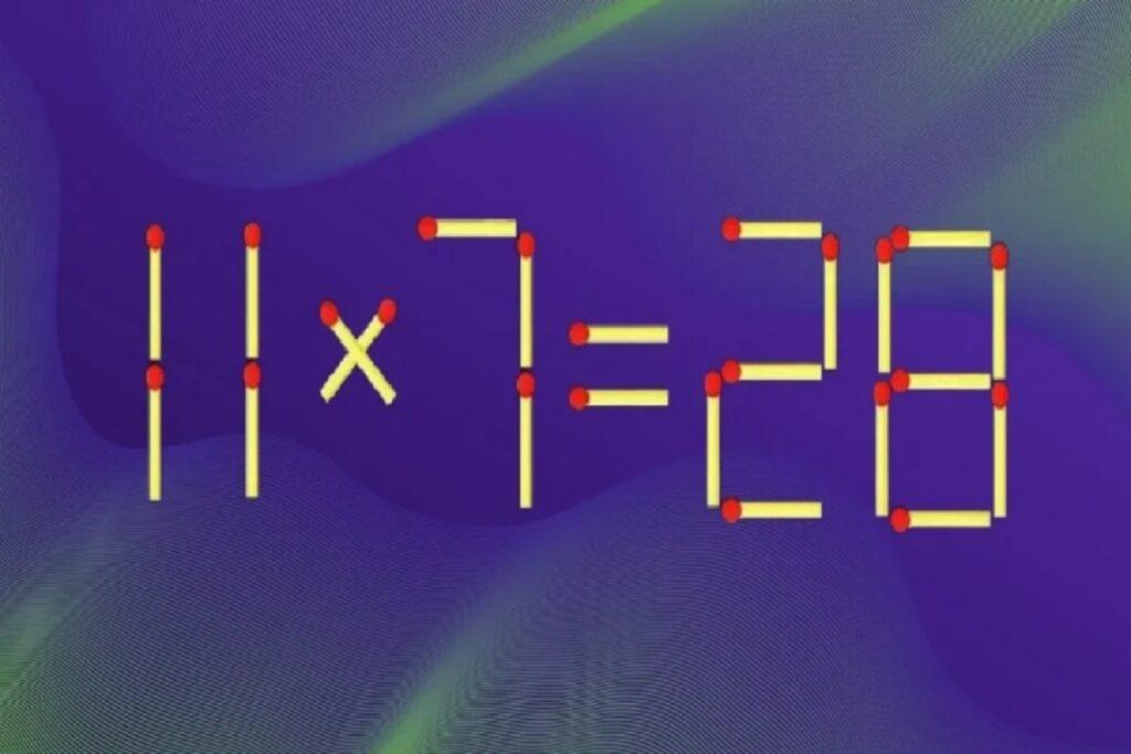 Мозговой штурм: решите головоломку со спичками всего за 7 секунд