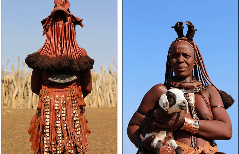 Это племя считается последними отпрысками полукочевого народа Намибии африка, глобализация, намибия, племя