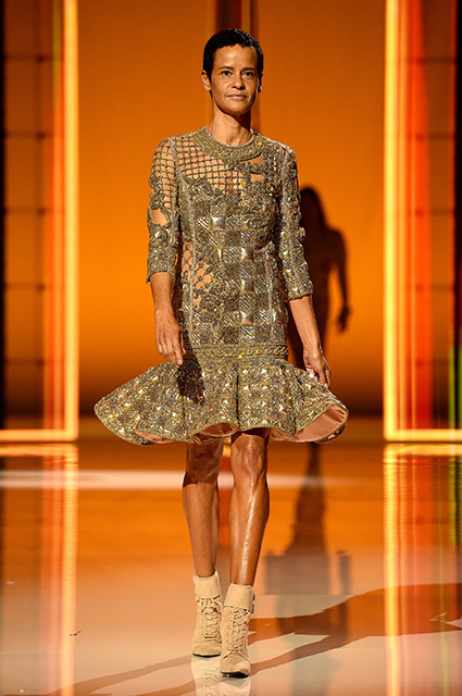 Неделя моды в Париже: Наталья Водянова, Наоми Кэмпбелл, Милла Йовович, Елена Перминова и другие на показе Balmain Новости моды