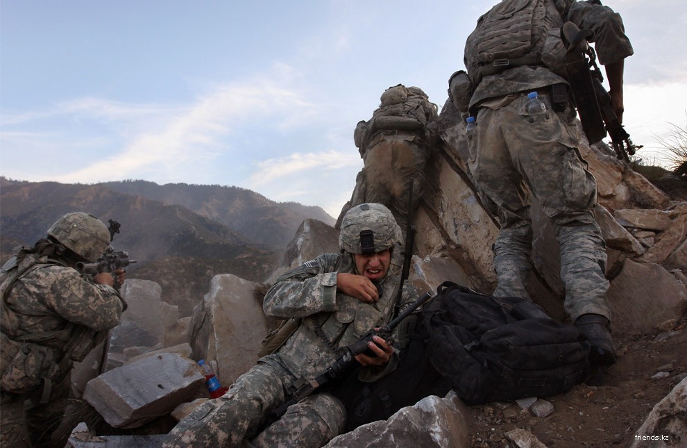 Психология боя американцев в Афганистане Афганистан,Мужское,США,фоторепортаж