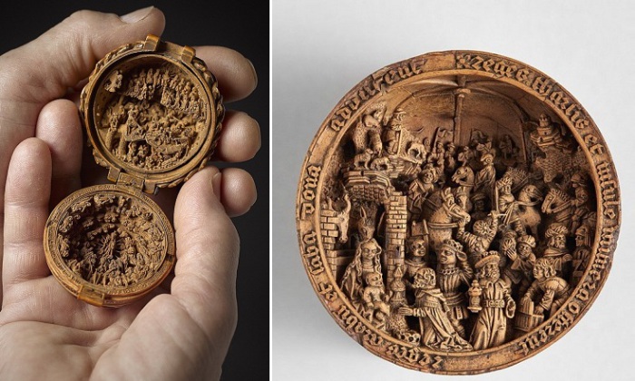 Невероятные резные миниатюры XVI века, некоторые детали которых видны только под микроскопом