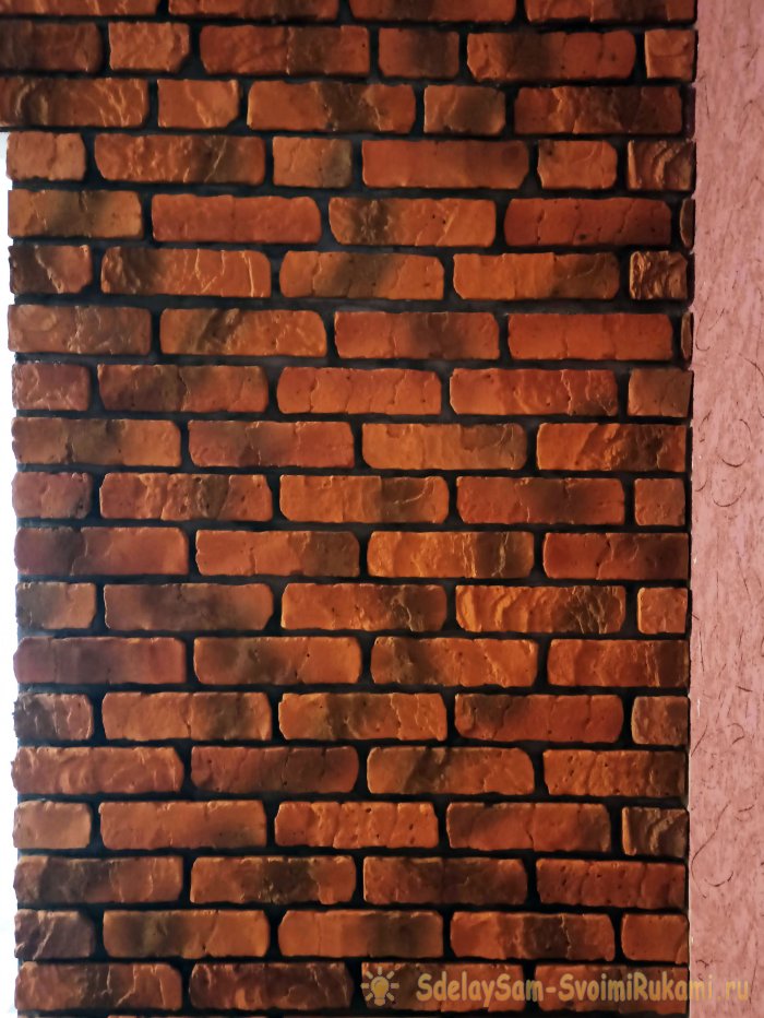 Как самостоятельно уложить декоративный кирпич Мастер-класс
