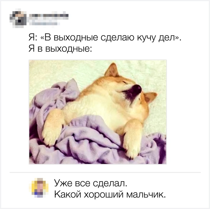 Какие планы в выходные