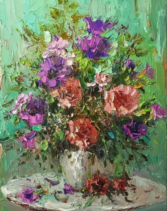 Художник Юлия Кузнецова. Цветочная токката Художник Юлия Кузнецова. Цветочная токката