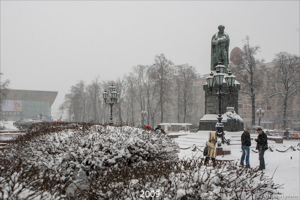 Москва-2009 vs. Москва-2019 Новый, Сейчас, Фотографии, Тверская, парковка, Арбат2009, бульвар, Тверской, Арбат2019, Достоевкий, Есенин, Тверском, Никитский, Дурова, ворота, Перекрёсток, мечеть, Соборная, строится, песня»