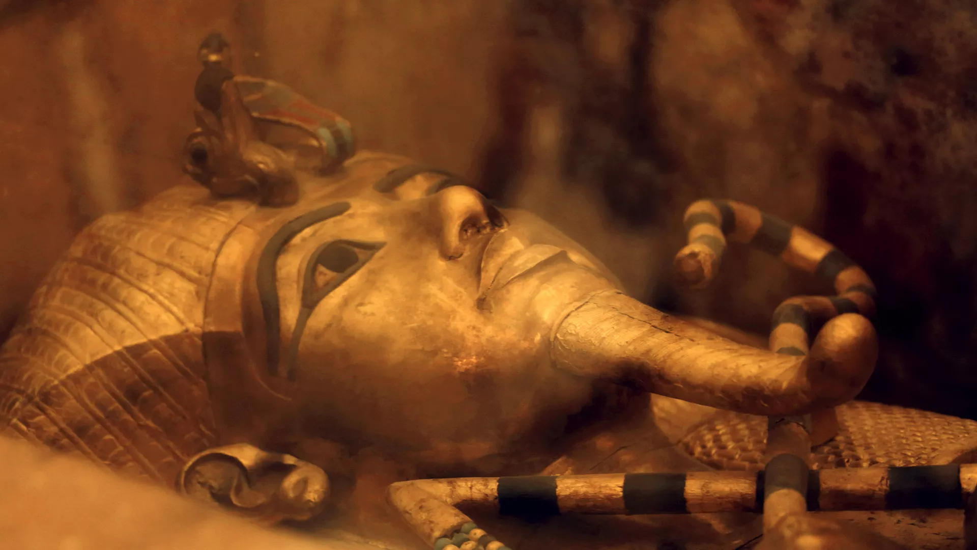 Один из саркофагов фараона Египта Тутанхамона - РИА Новости, 1920, 25.02.2022