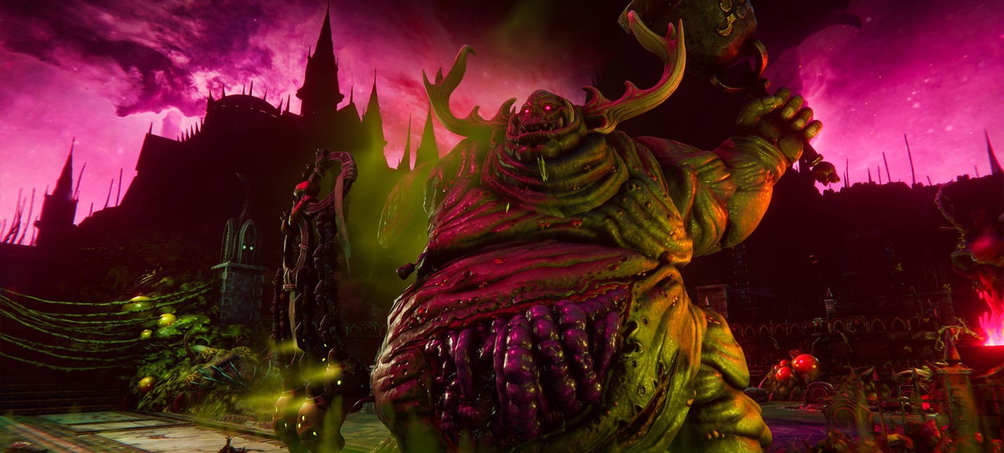 Страшные воины Нургла в трейлерах тактики Warhammer 40,000: Chaos Gate - Daemonhunters