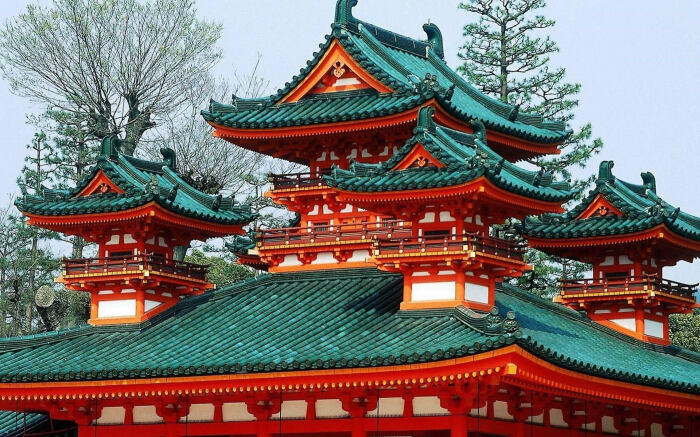 Зачем в Китае, Японии и Корее делают странные изогнутые крыши архитектура,где и как,кто