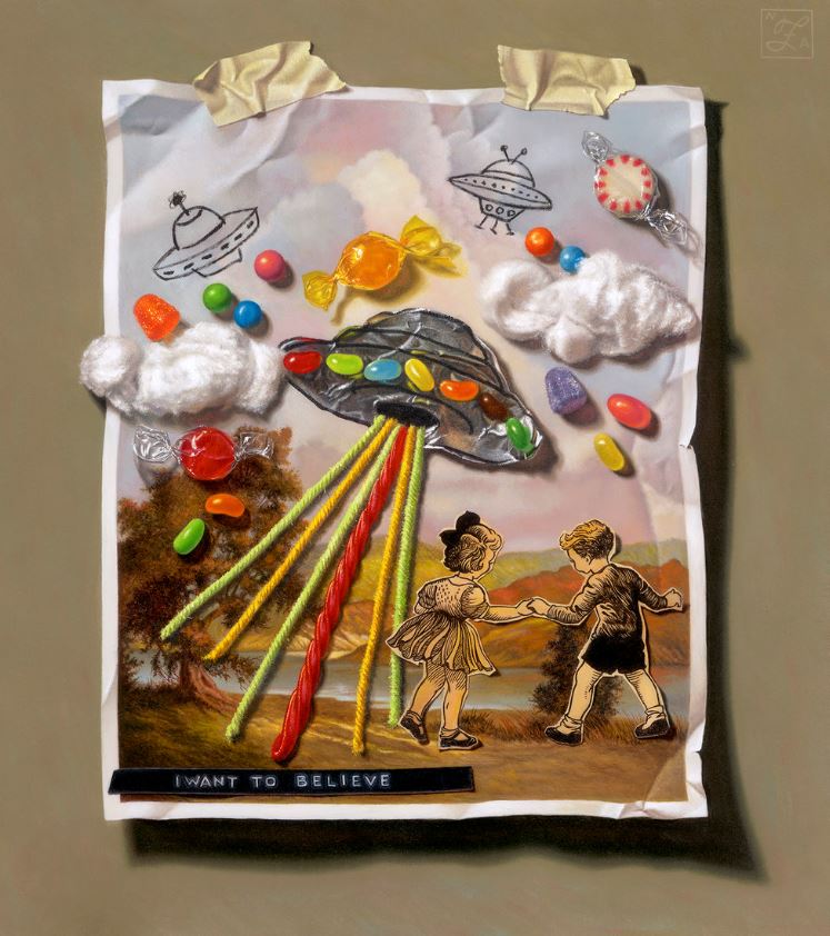 Оптическая иллюзия в живописи. Вы можете подумать, что это коллаж, но нет... Оптическая иллюзия в живописи. Вы можете подумать, что это коллаж, но нет...