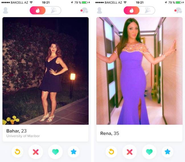 Девушки из Tinder в Баку