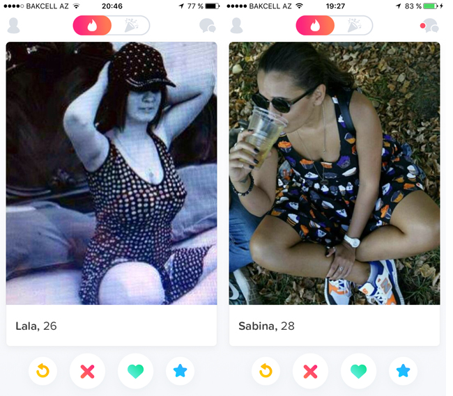 Девушки из Tinder в Баку