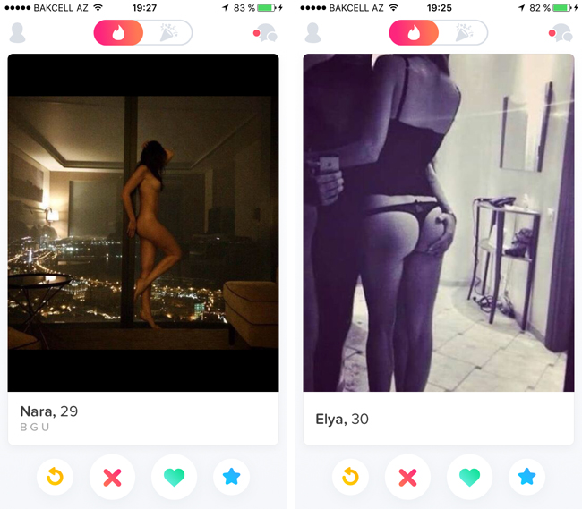 Девушки из Tinder в Баку