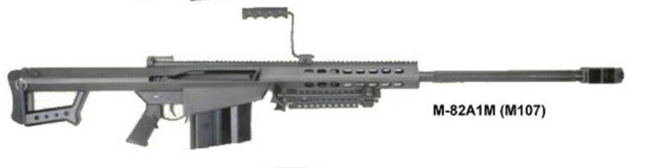 Современные американские 12,7-мм снайперские винтовки