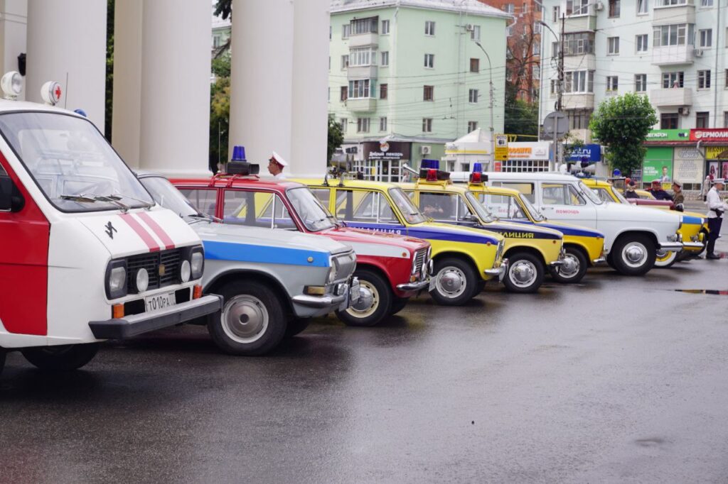 В Рязани прошла выставка-парад транспорта Госавтоинспекции и экстренных служб
