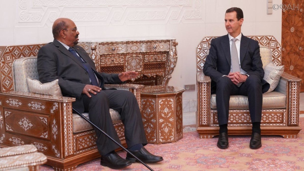 Омар Аль-Башир и Башар Асад