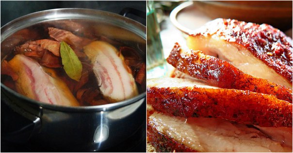 Фирменный рецепт самой вкусной в мире грудинки: золотистая, нарядная, ароматная! Фирменный рецепт самой вкусной в мире грудинки: золотистая, нарядная, ароматная!
