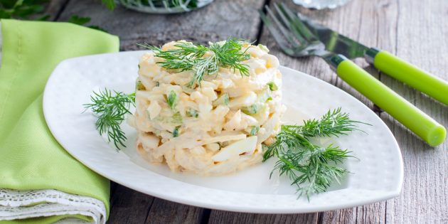 20 простых и очень вкусных салатов с кальмарами рецепты,салаты